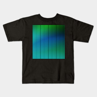 Dots aquamarina, green, blue Kids T-Shirt